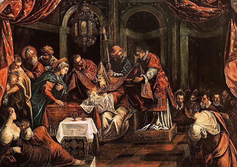 Domenico Tintoretto The Circumcision oil painting image